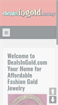 Mobile Screenshot of dealsingold.com